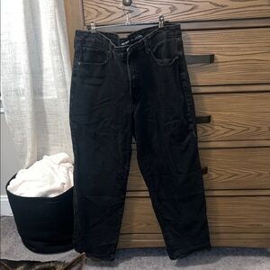 Old Navy Women's Relaxed Black Jeans